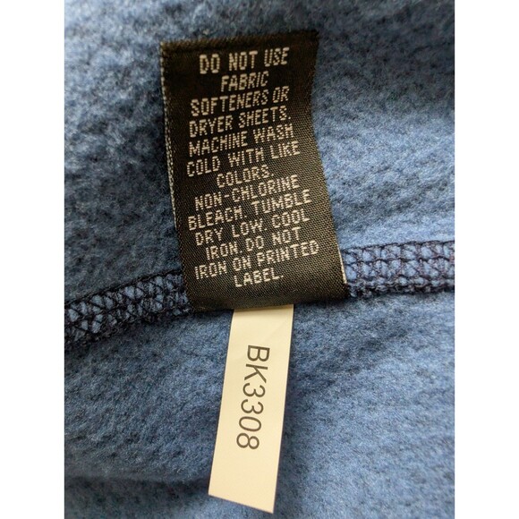 Pro Tour Pullover 1/4 Zip Blue Men's Long Sleeve Pocket Detail Size 2X - Picture 10 of 10